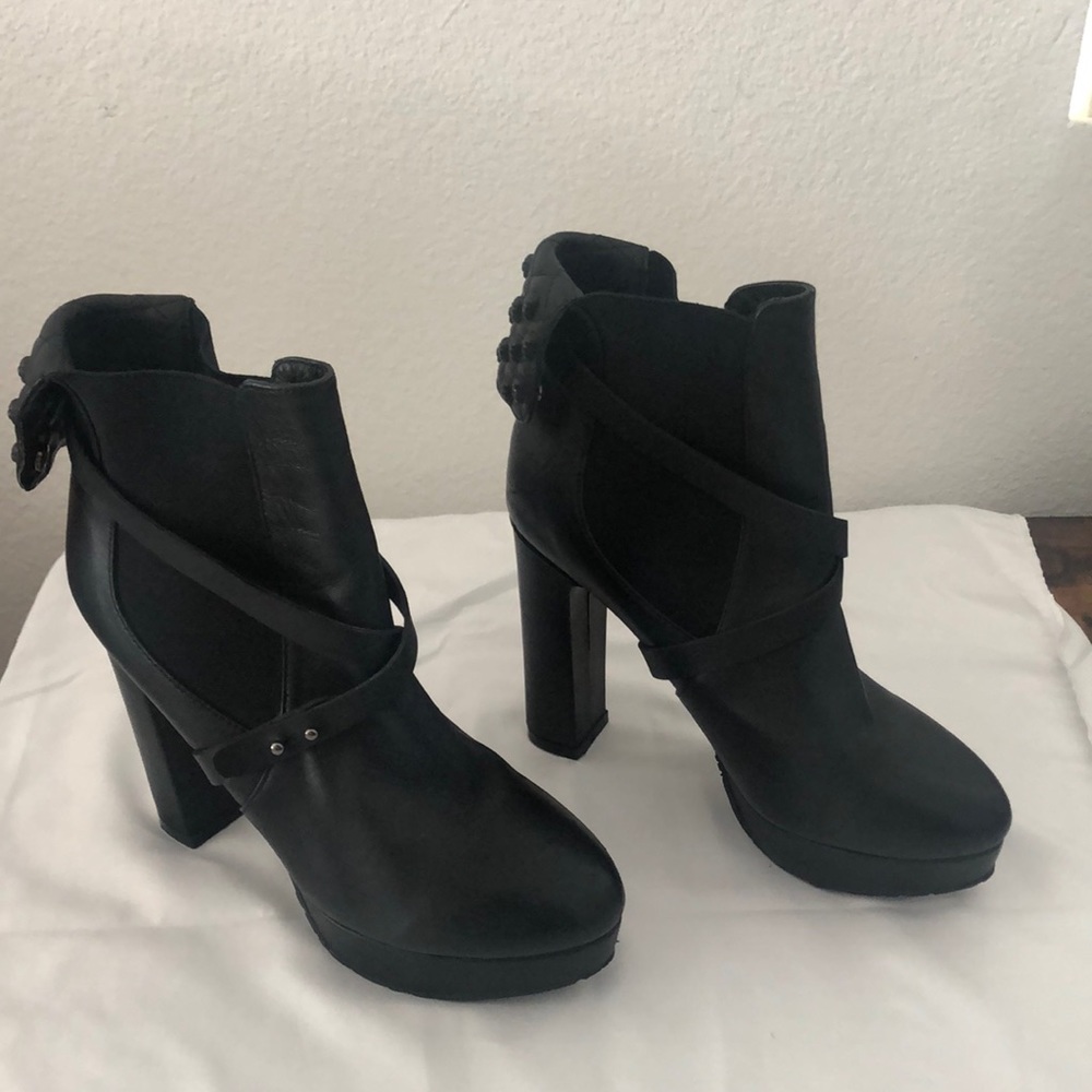 Rudsak leather heel boots Womens size 39